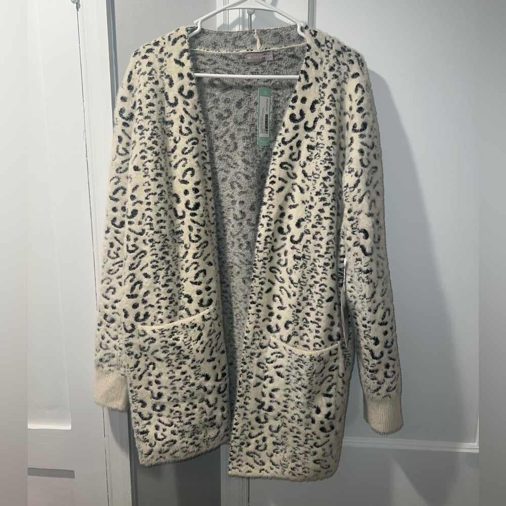 Cheetah Cardigan Sweater